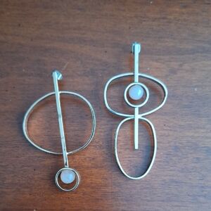 Unmarked Asymmetrical Earrings